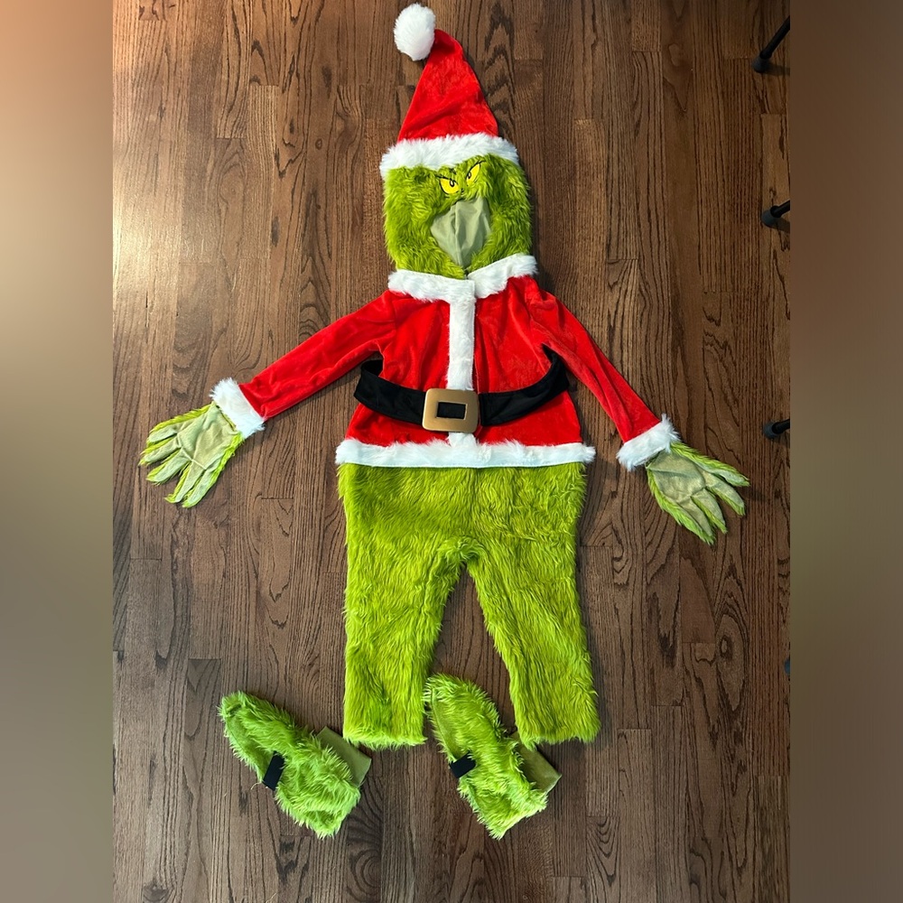 Kids 4T Dr Seuss The Grinch Halloween Costume